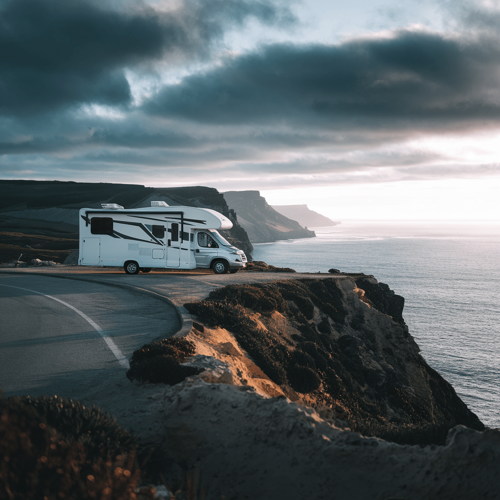 rv in a pull out